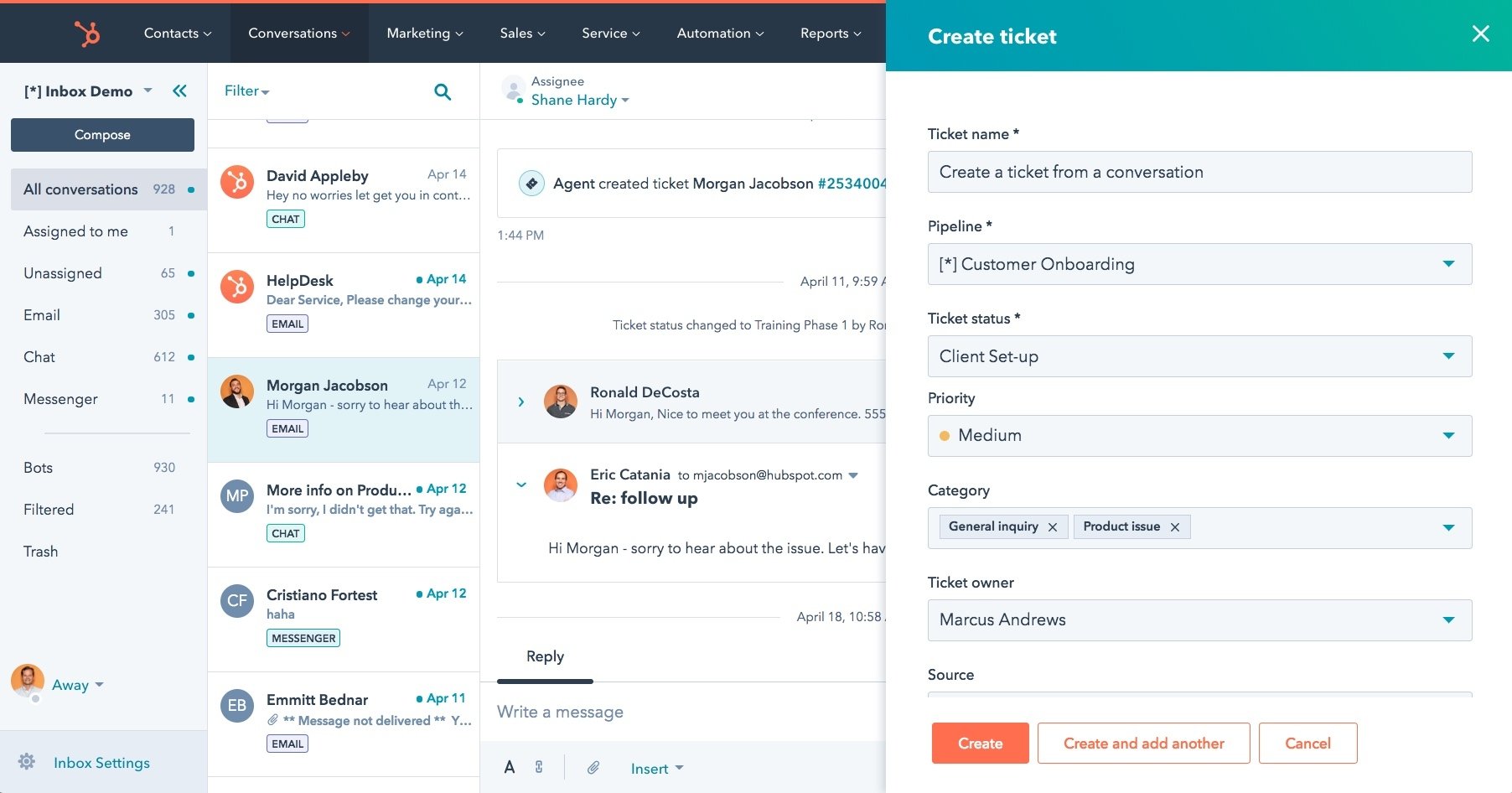 2-1 Hubspot Service Hub_Features_Shared Inbox1